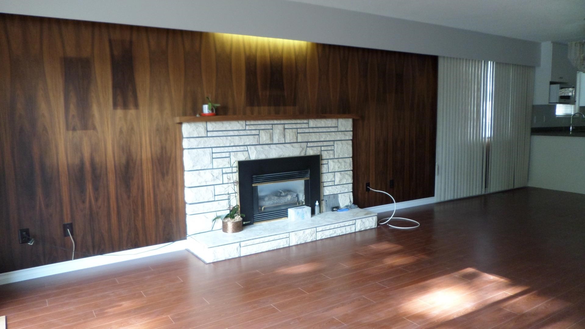 5970 Joyce Street, Vancouver, BC - Indoor Photo Showing Living Room With Fireplace