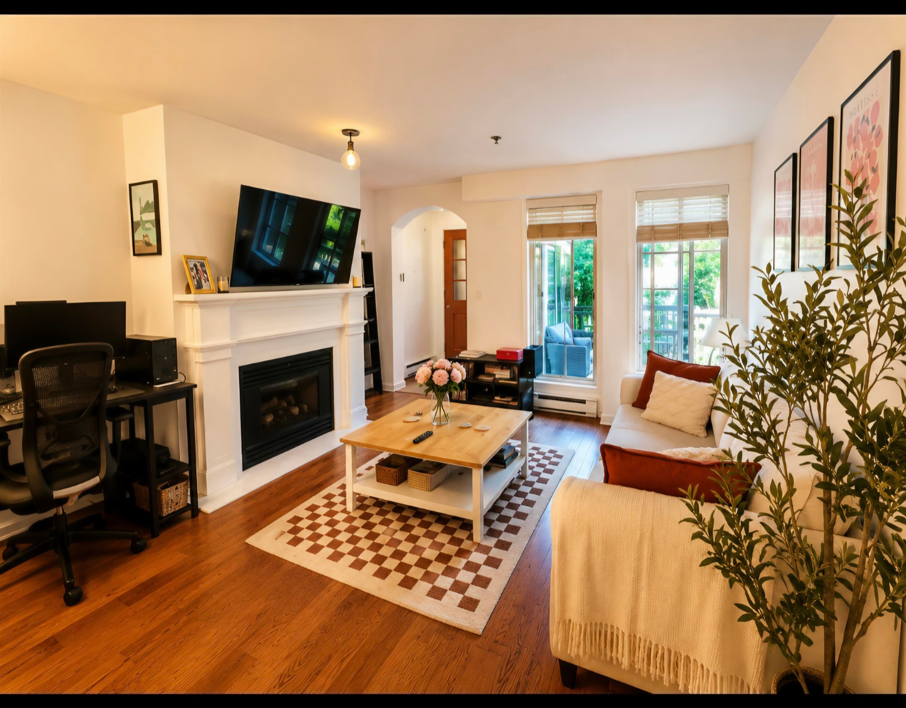 3068 4Th Avenue W, Vancouver, BC - Indoor Photo Showing Living Room With Fireplace