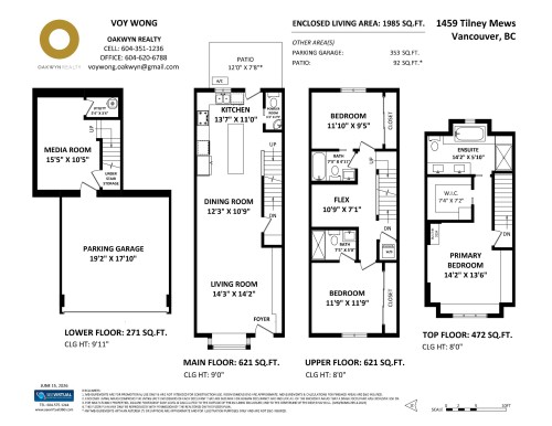 1459 Tilney Mews, Vancouver, BC 