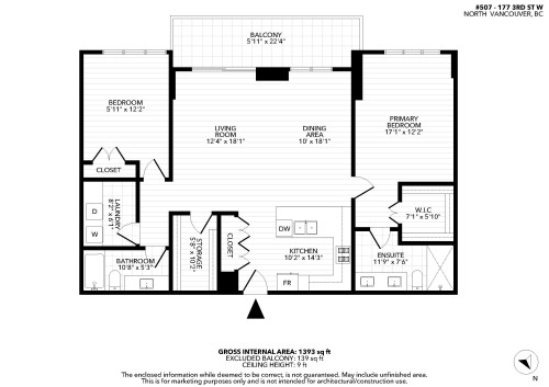507-177 3Rd Street W, North Vancouver, BC 