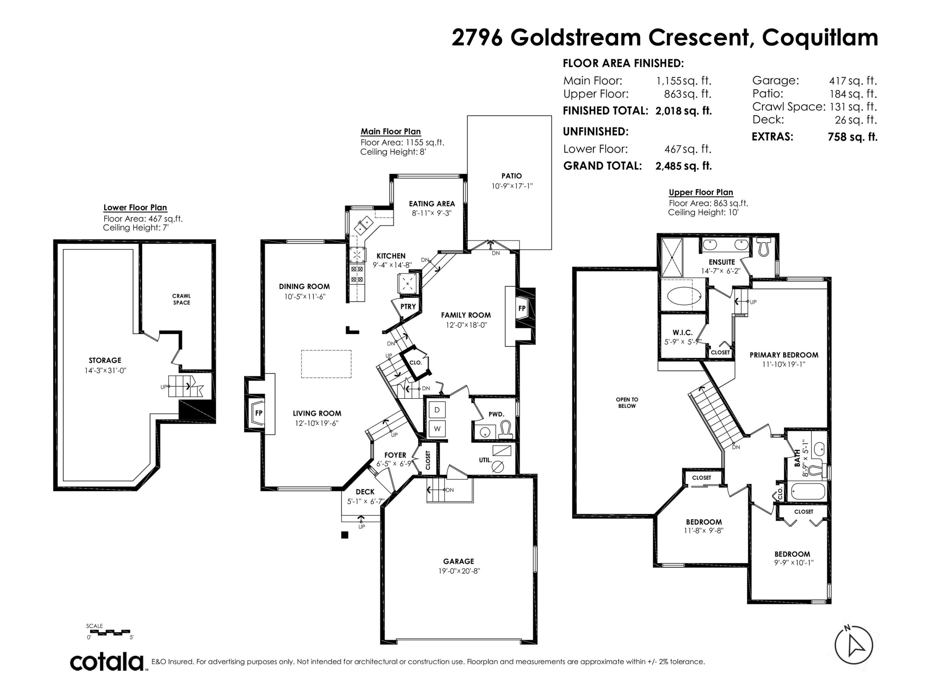 2796 Goldstream Crescent, Coquitlam, BC