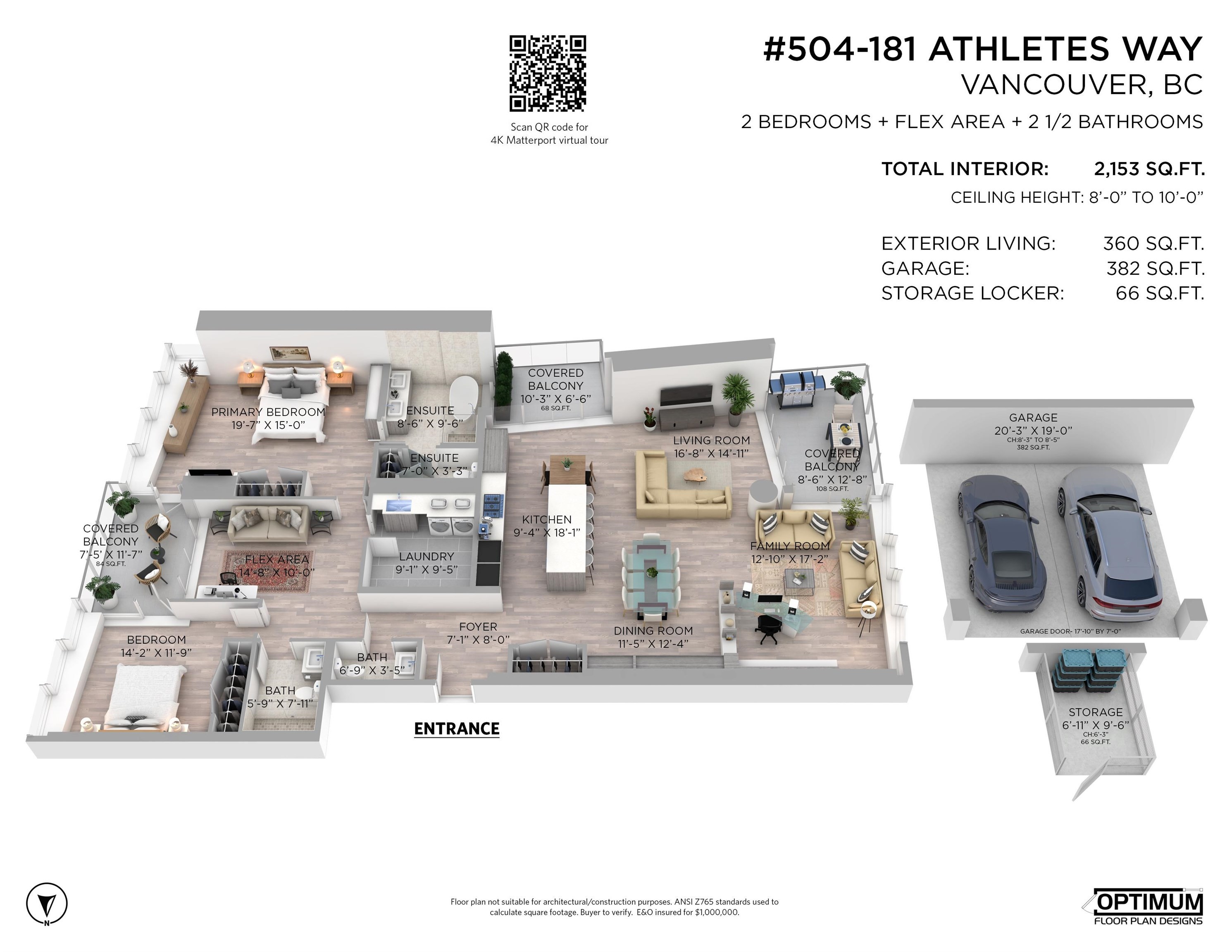 504-181 Athletes Way, Vancouver, BC
