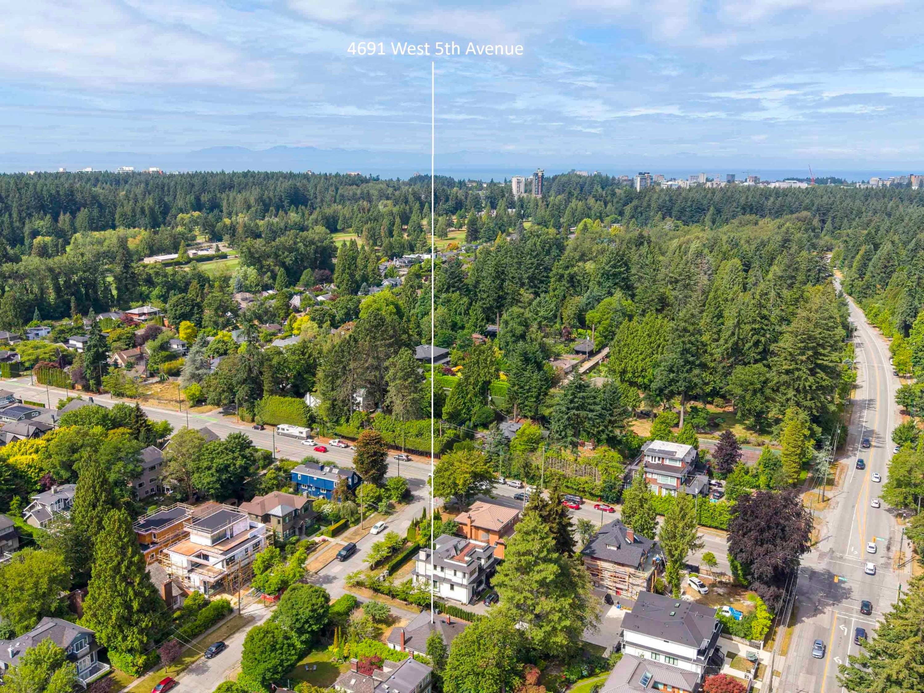 4691 5Th Avenue W, Vancouver, BC - Outdoor With View