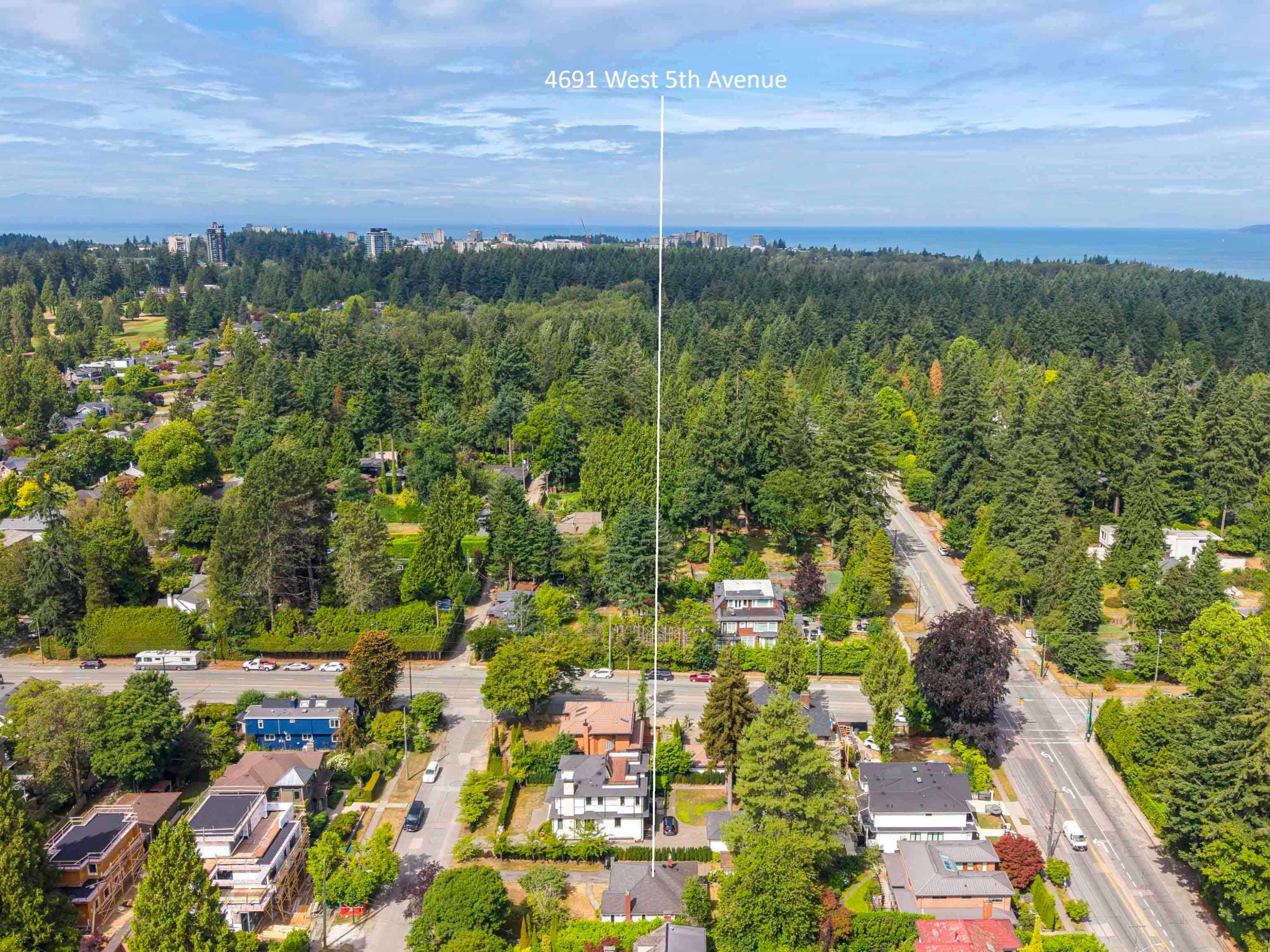 4691 5Th Avenue W, Vancouver, BC - Outdoor With View
