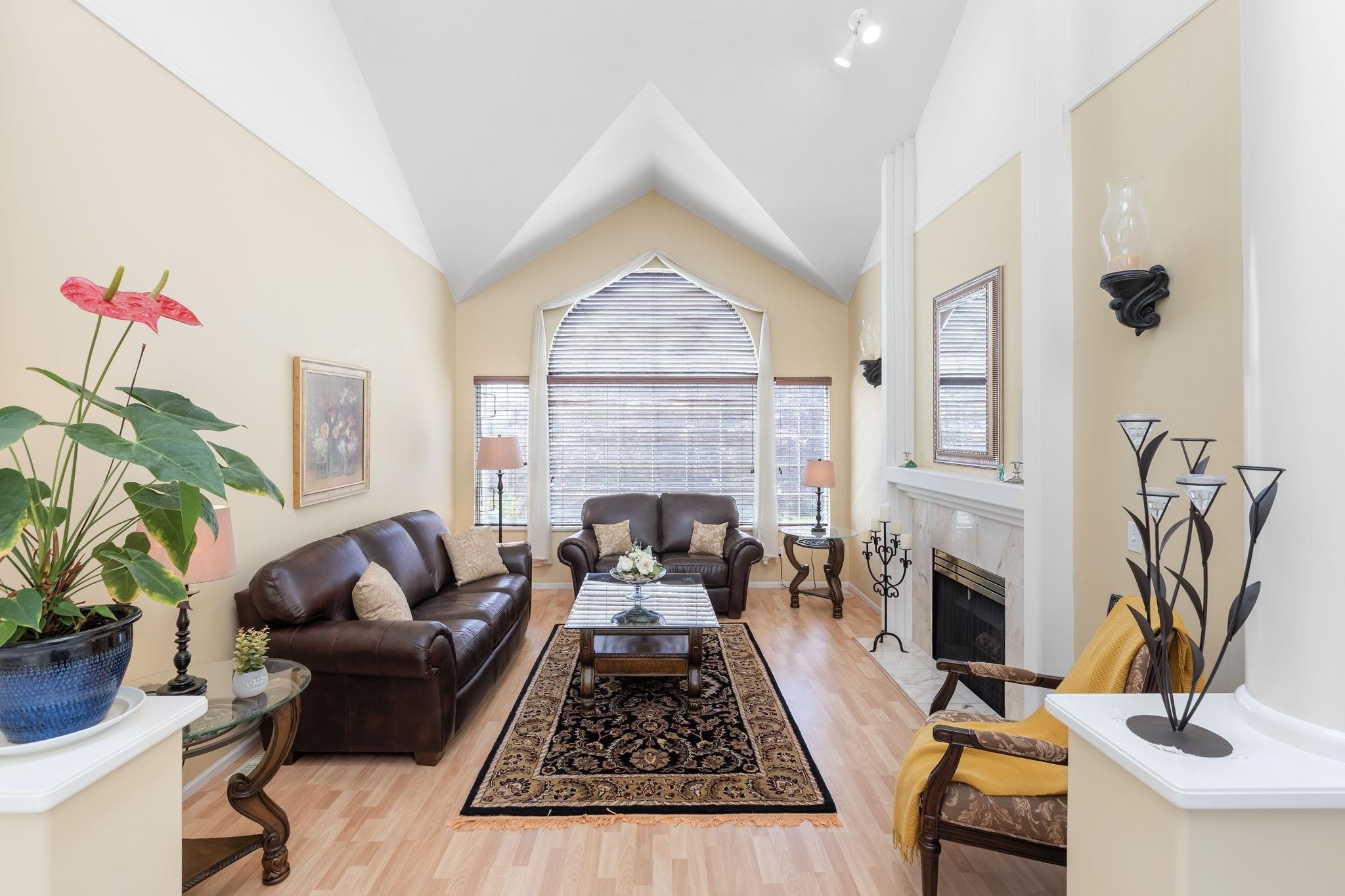 2905 Cliffrose Crescent, Coquitlam, BC - Indoor Photo Showing Living Room With Fireplace