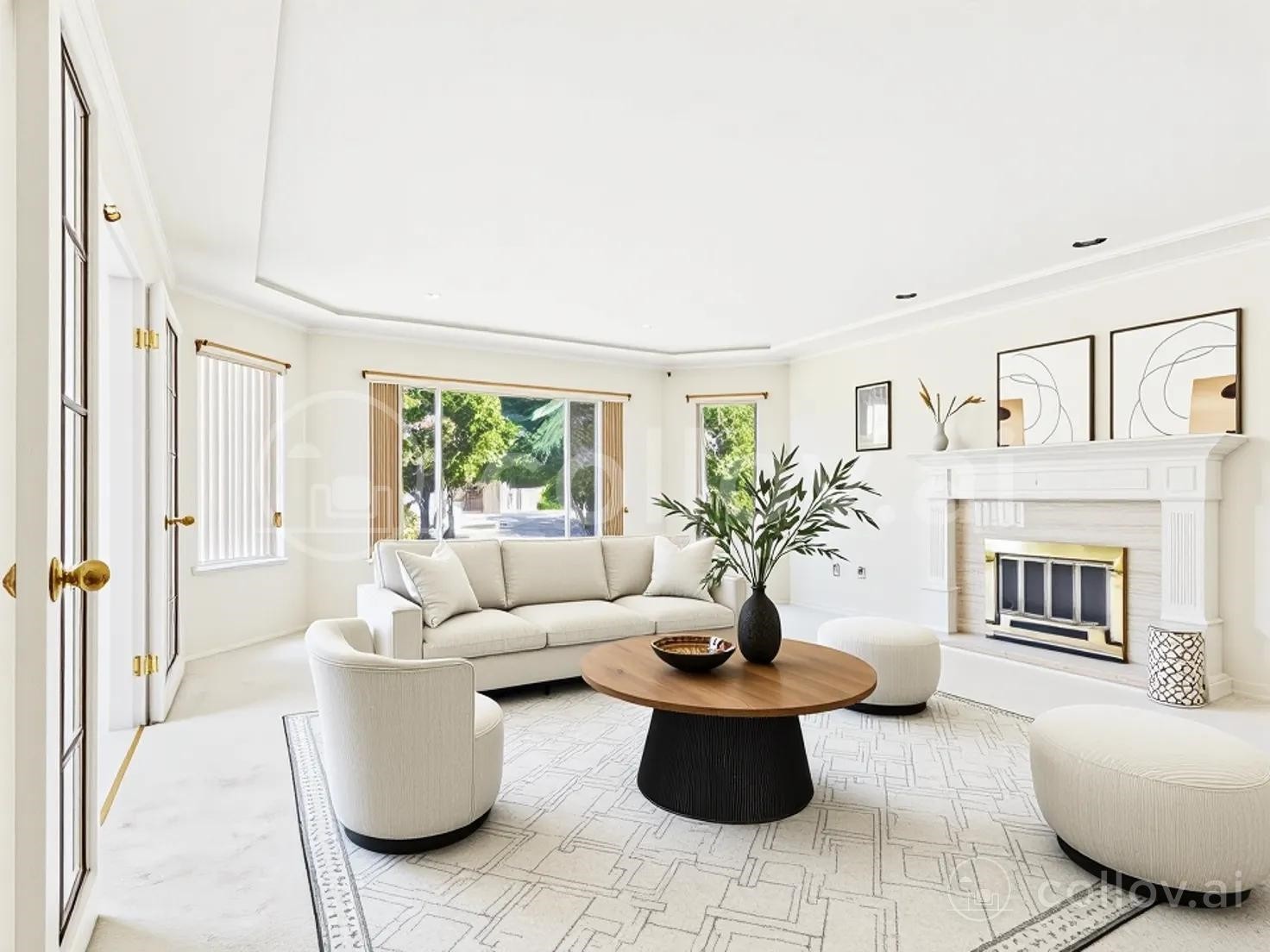 2718 Oliver Crescent, Vancouver, BC - Indoor Photo Showing Living Room With Fireplace
