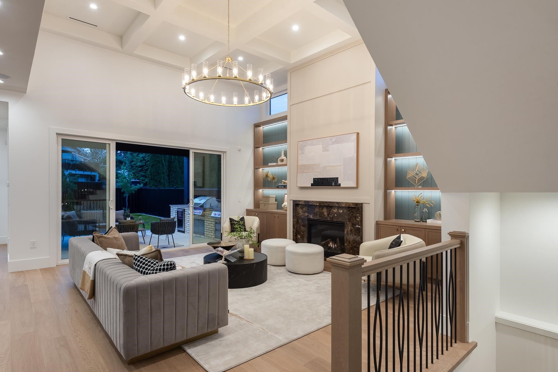 2149 Palliser Avenue, Coquitlam, BC - Indoor With Fireplace