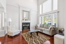 1671 Mallard Court, Coquitlam, BC  - Indoor Photo Showing Living Room With Fireplace 