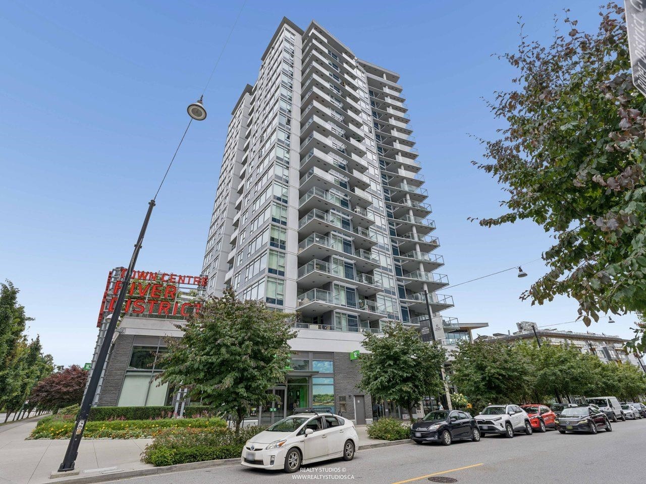 205-8538 River District Crossing, Vancouver, BC - Outdoor With Facade