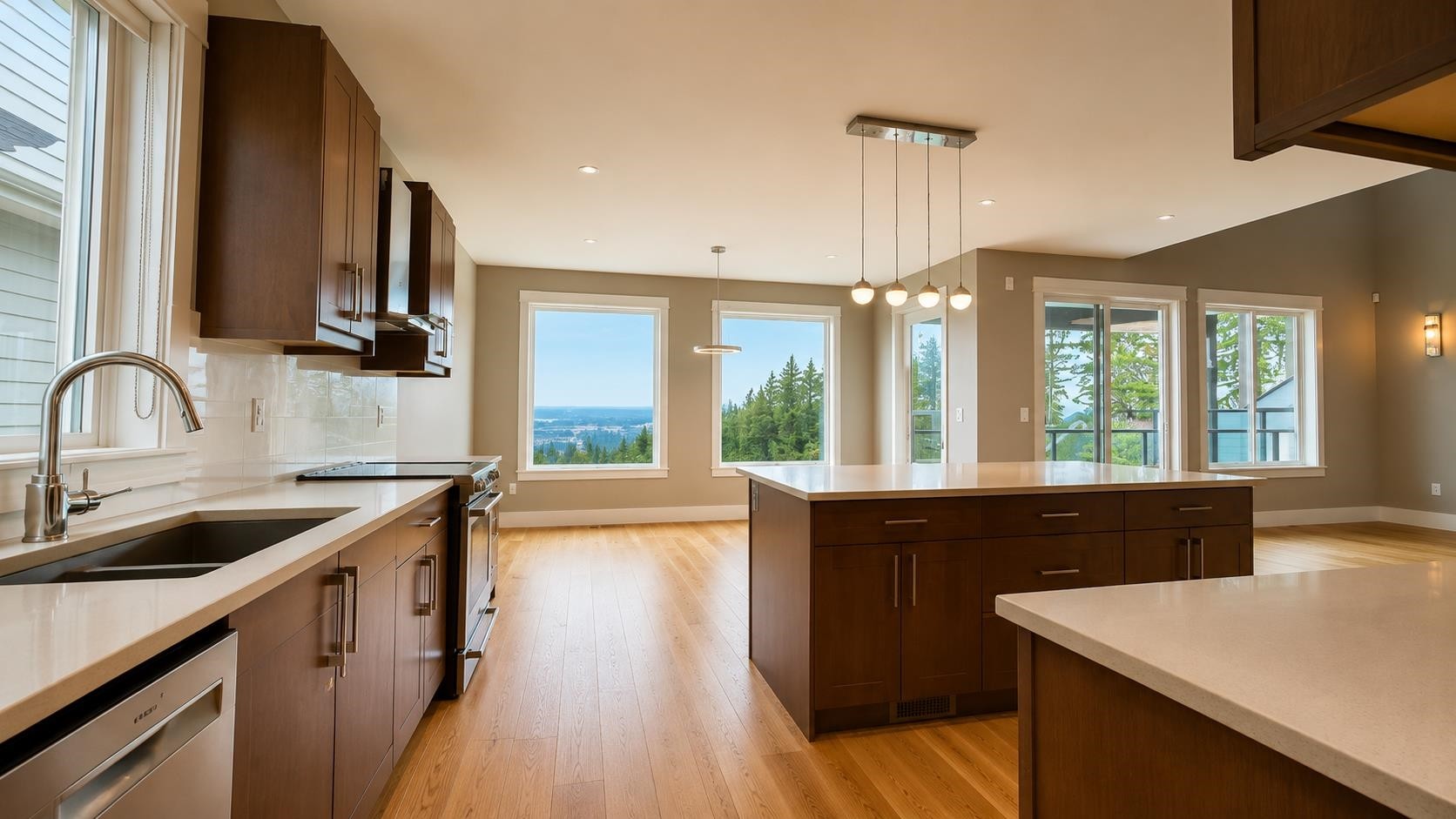 3534 Archworth Avenue, Coquitlam, BC - Indoor Photo Showing Kitchen With Double Sink With Upgraded Kitchen