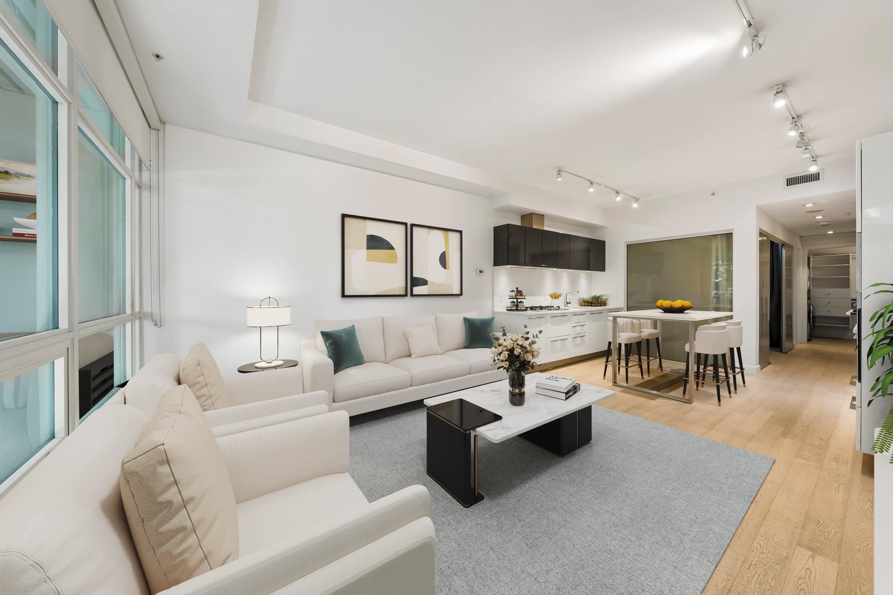 134 1St Avenue E, Vancouver, BC - Indoor Photo Showing Living Room