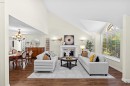 12051 Imperial Drive, Richmond, BC  - Indoor Photo Showing Living Room With Fireplace 