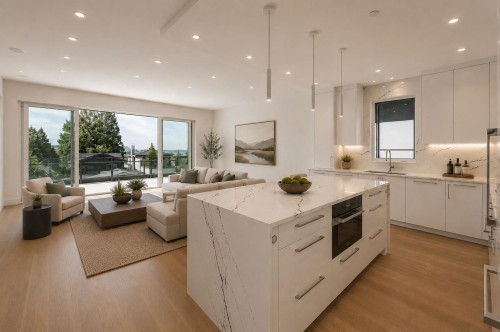 1202 Duchess Avenue, West Vancouver, BC - Indoor Photo Showing Kitchen With Upgraded Kitchen