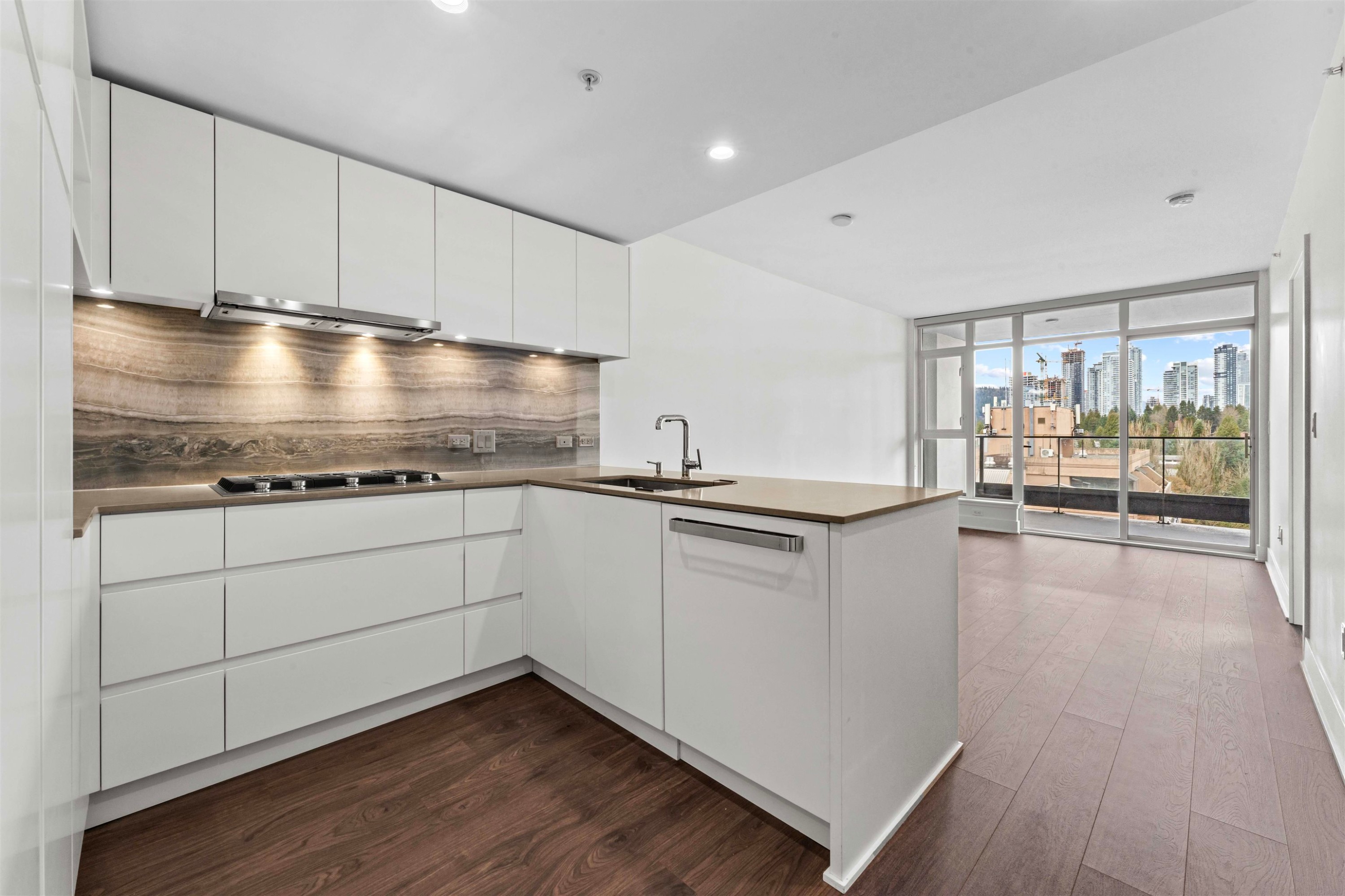 1301-450 Westview Street, Coquitlam, BC - Indoor Photo Showing Kitchen