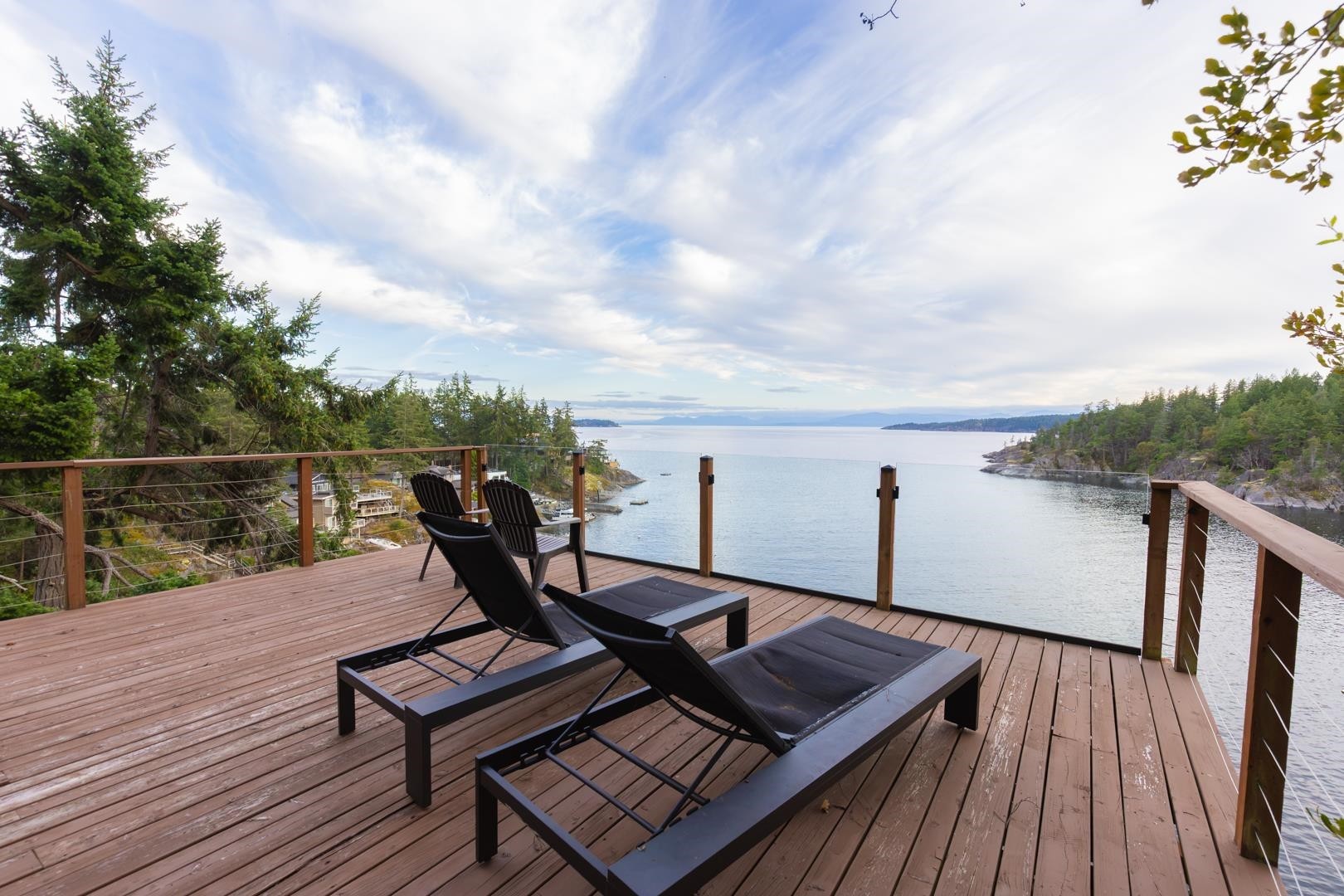 5322 Natalie Lane, Halfmoon Bay, BC - Outdoor With Body Of Water With Deck Patio Veranda With View
