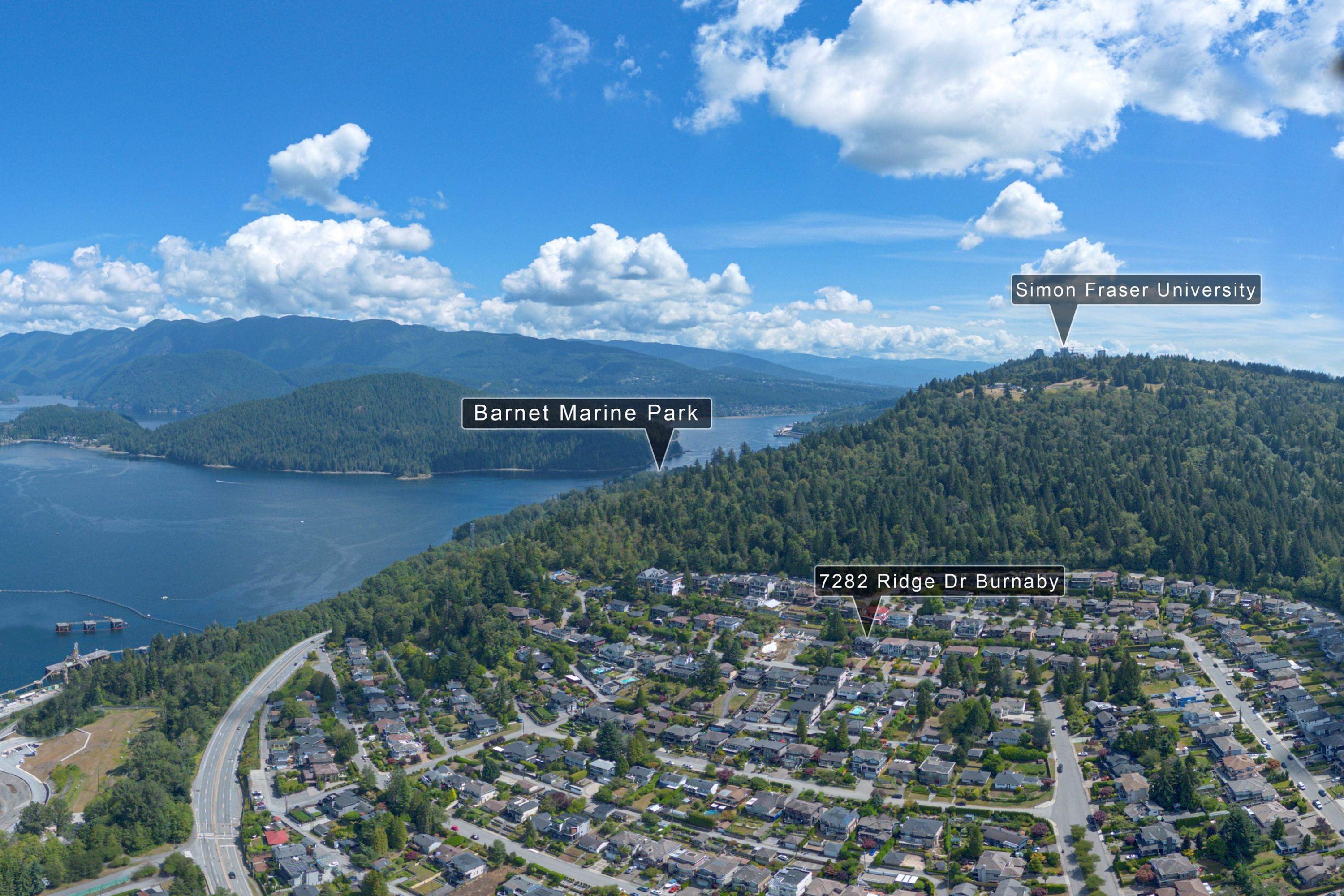 7282 Ridge Drive, Burnaby, BC - Outdoor With Body Of Water With View