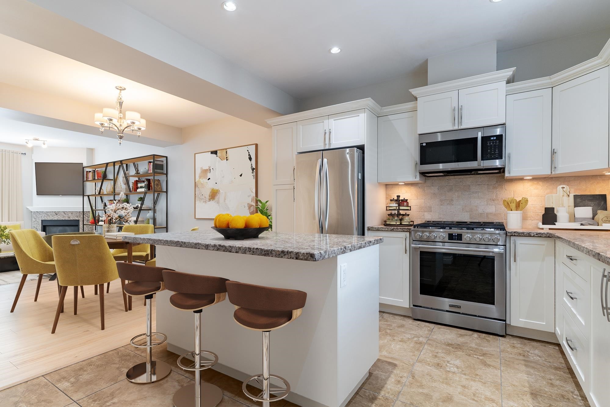 1250 Coast Meridian Road, Coquitlam, BC - Indoor Photo Showing Kitchen With Stainless Steel Kitchen With Upgraded Kitchen