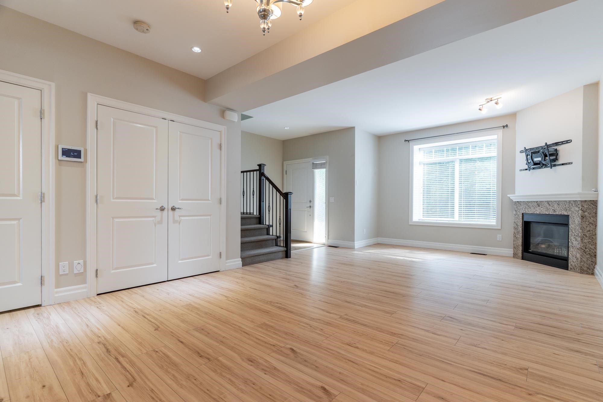 1250 Coast Meridian Road, Coquitlam, BC - Indoor With Fireplace