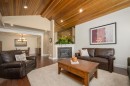 825 Robinson Street, Coquitlam, BC  - Indoor Photo Showing Living Room With Fireplace 