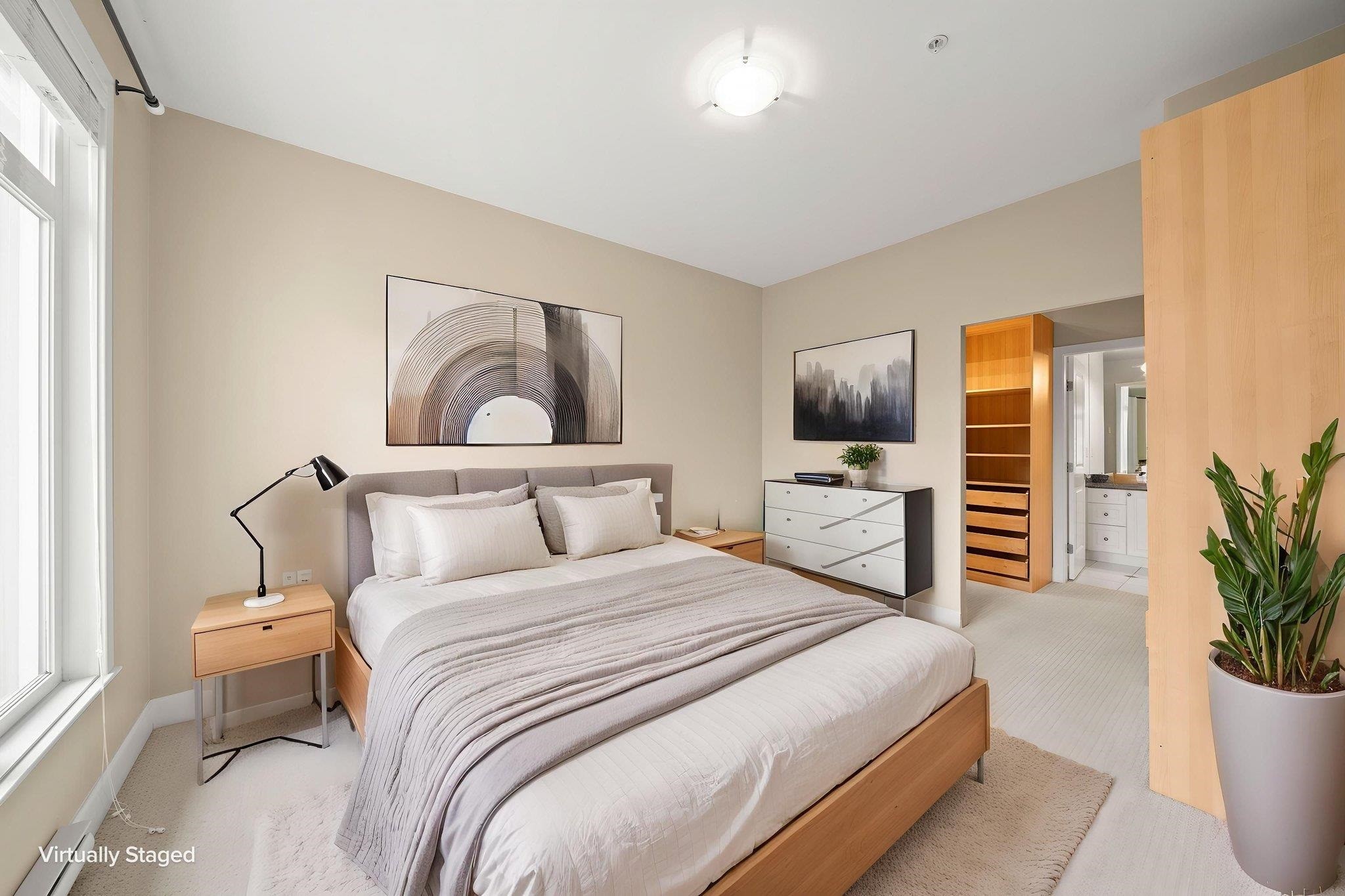 206-4211 Bayview Street, Richmond, BC - Indoor Photo Showing Bedroom