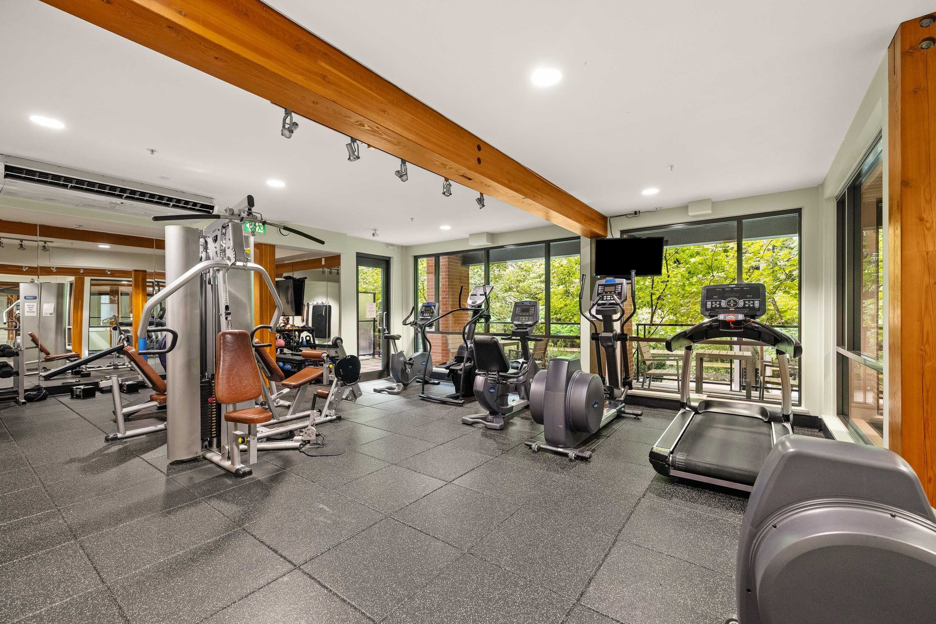 103-719 3Rd Street W, North Vancouver, BC - Indoor Photo Showing Gym Room