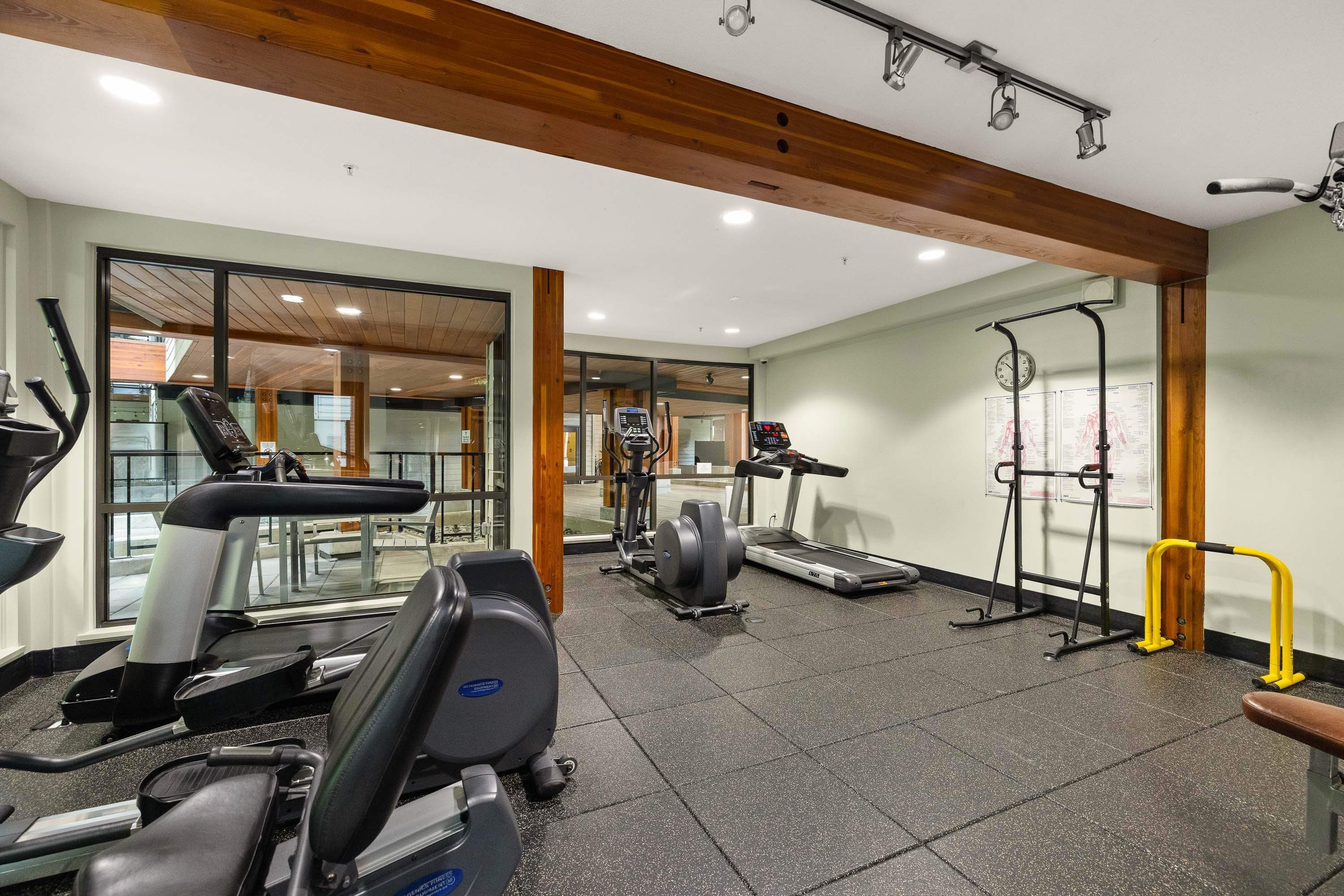103-719 3Rd Street W, North Vancouver, BC - Indoor Photo Showing Gym Room