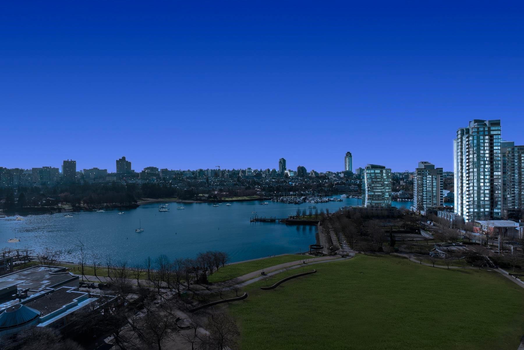18A-199 Drake Street, Vancouver, BC - Outdoor With Body Of Water With View
