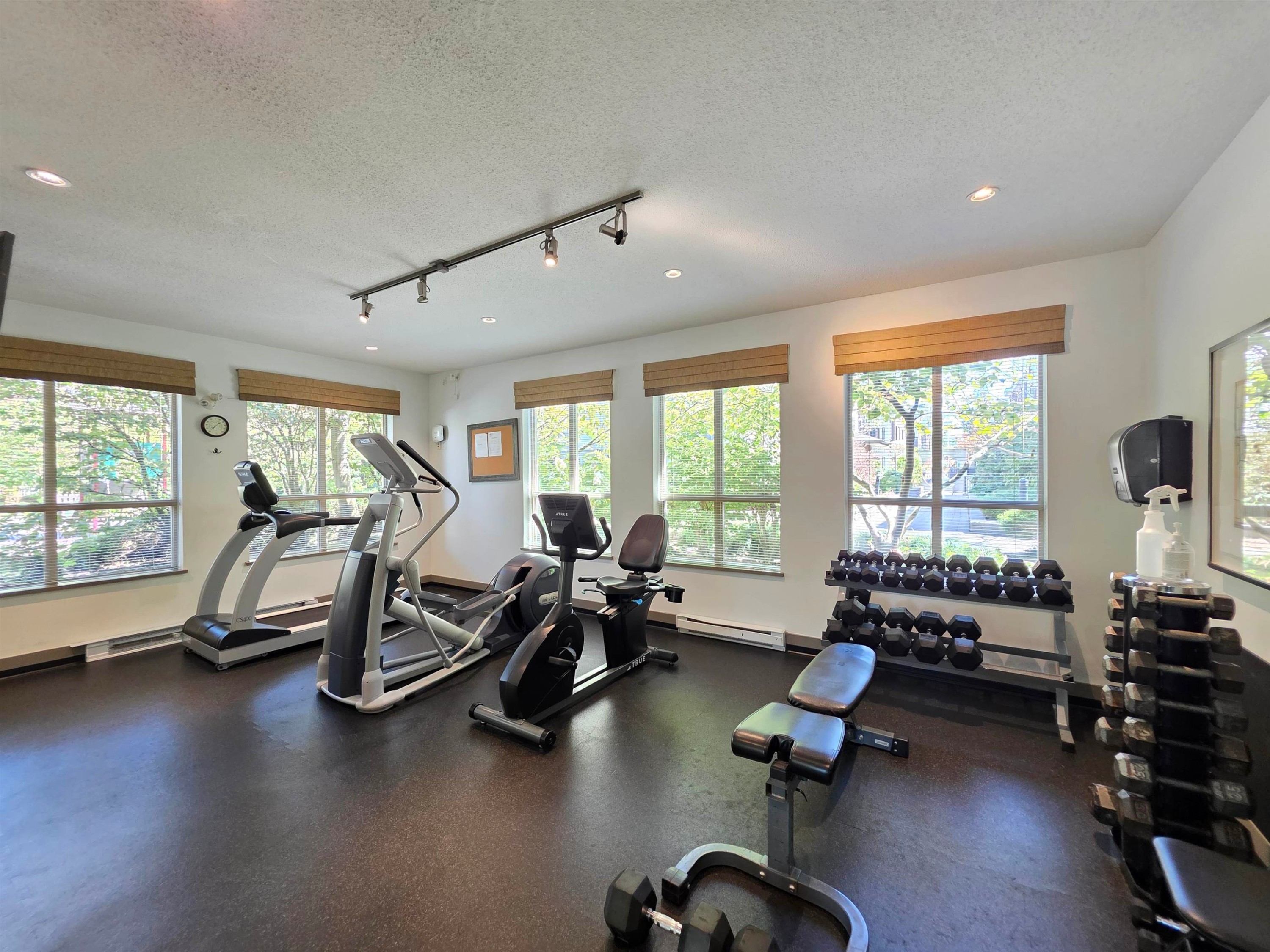 312-9299 Tomicki Avenue, Richmond, BC - Indoor Photo Showing Gym Room