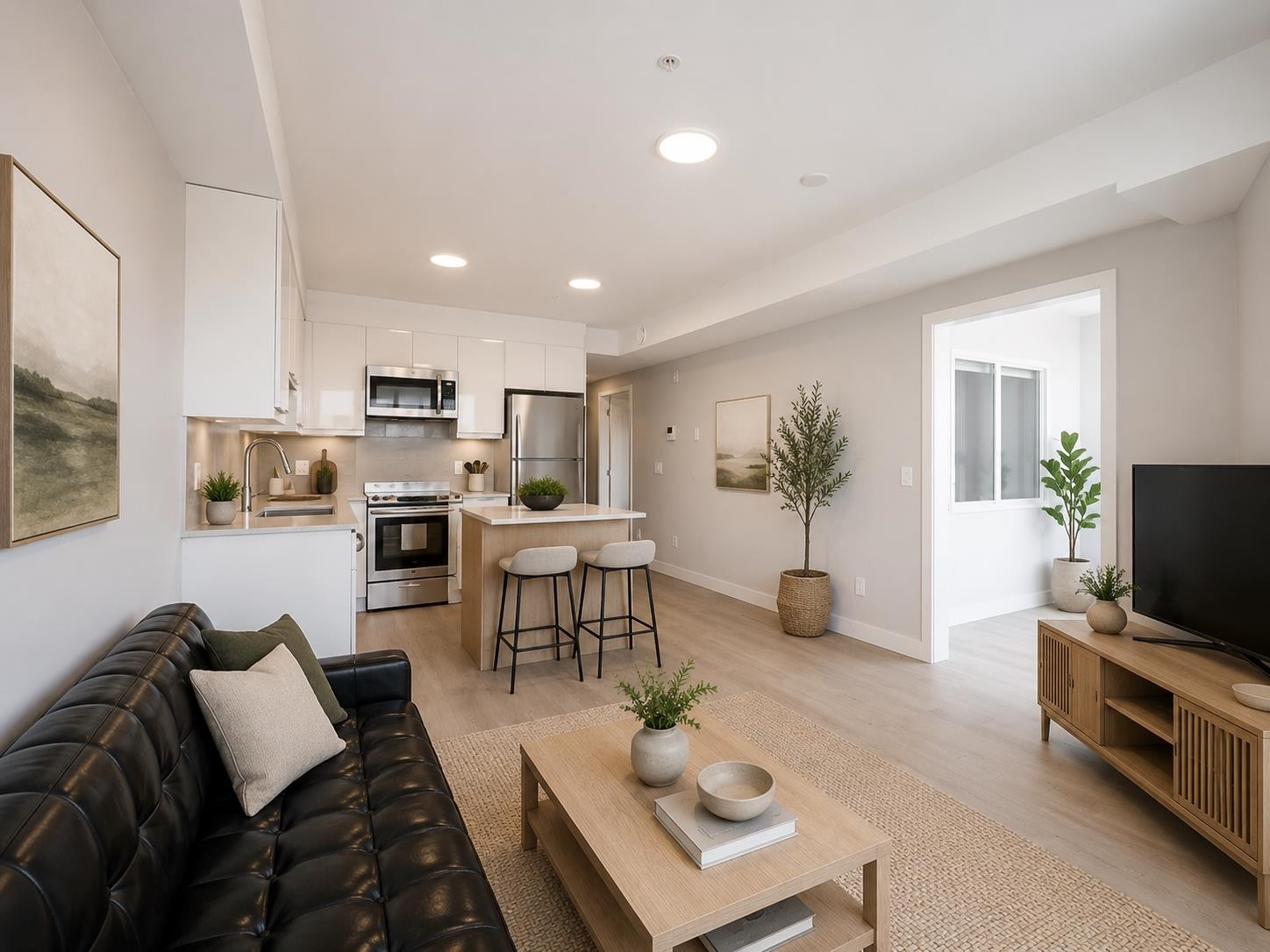 307-3050 Kingsway, Vancouver, BC - Indoor Photo Showing Living Room