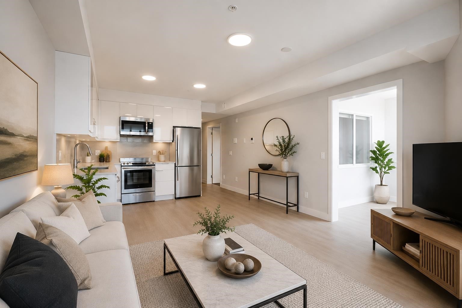307-3050 Kingsway, Vancouver, BC - Indoor Photo Showing Living Room