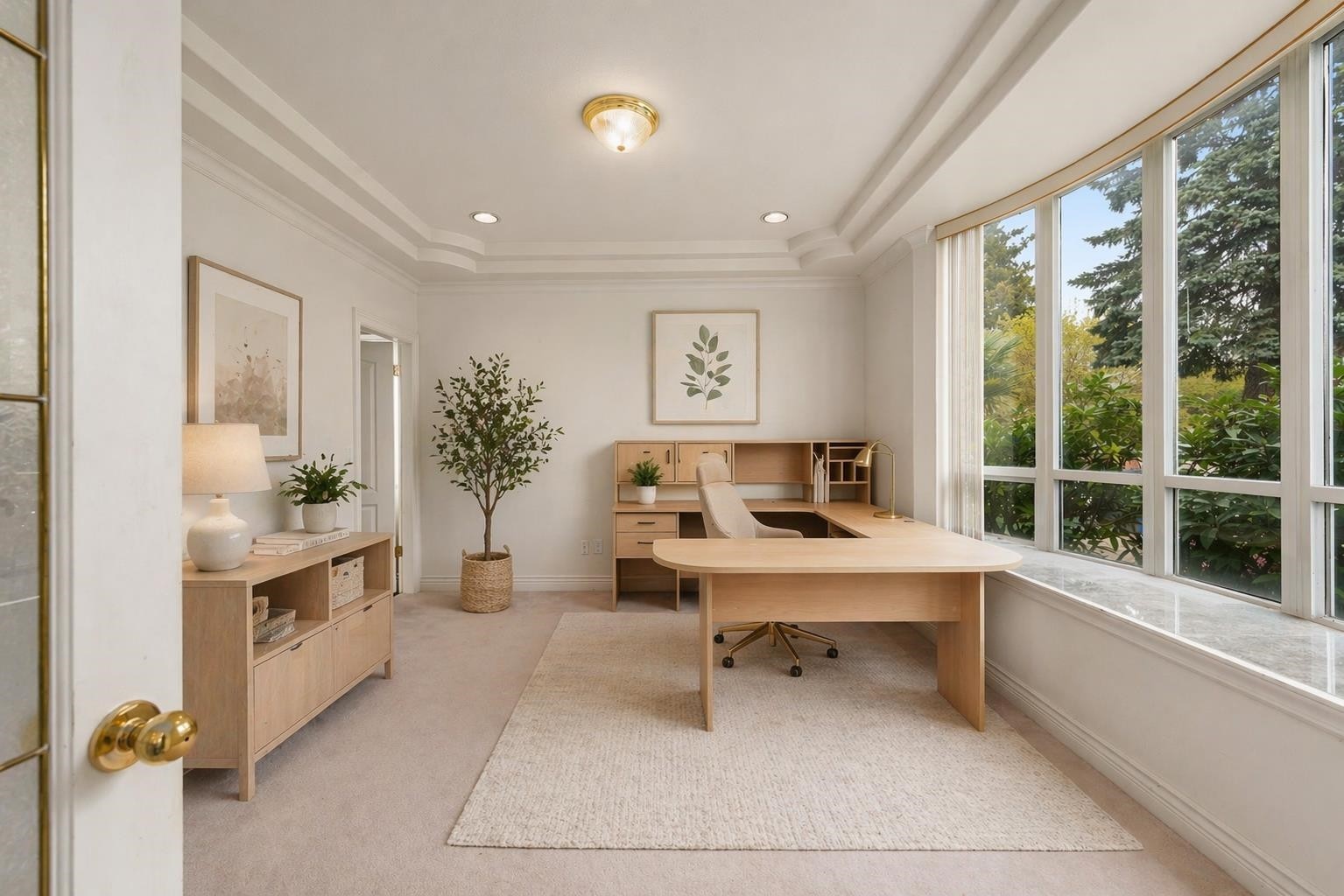 7471 Ledway Road, Richmond, BC - Indoor Photo Showing Office