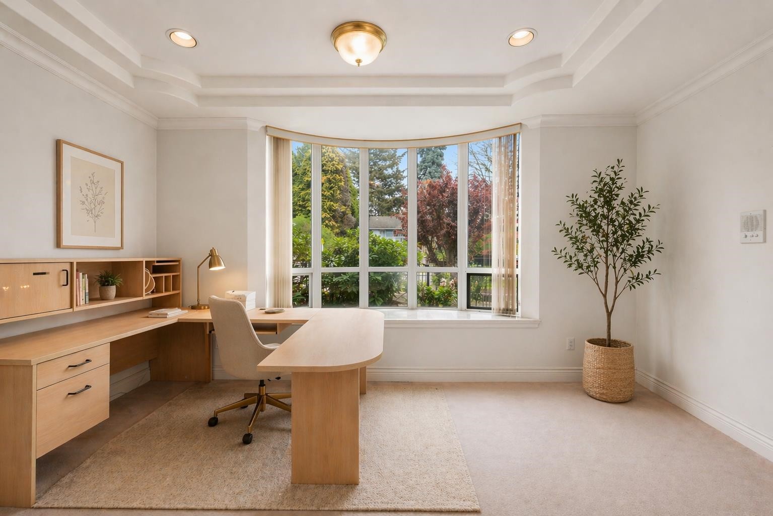 7471 Ledway Road, Richmond, BC - Indoor Photo Showing Office