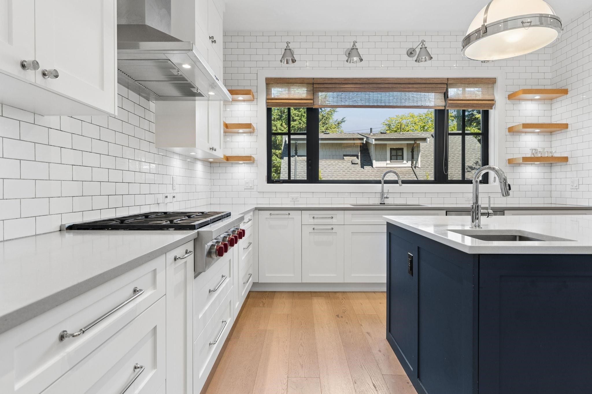 3363 15Th Avenue W, Vancouver, BC - Indoor Photo Showing Kitchen With Upgraded Kitchen