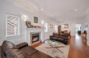 3288 32Nd Avenue W, Vancouver, BC  - Indoor Photo Showing Living Room With Fireplace 