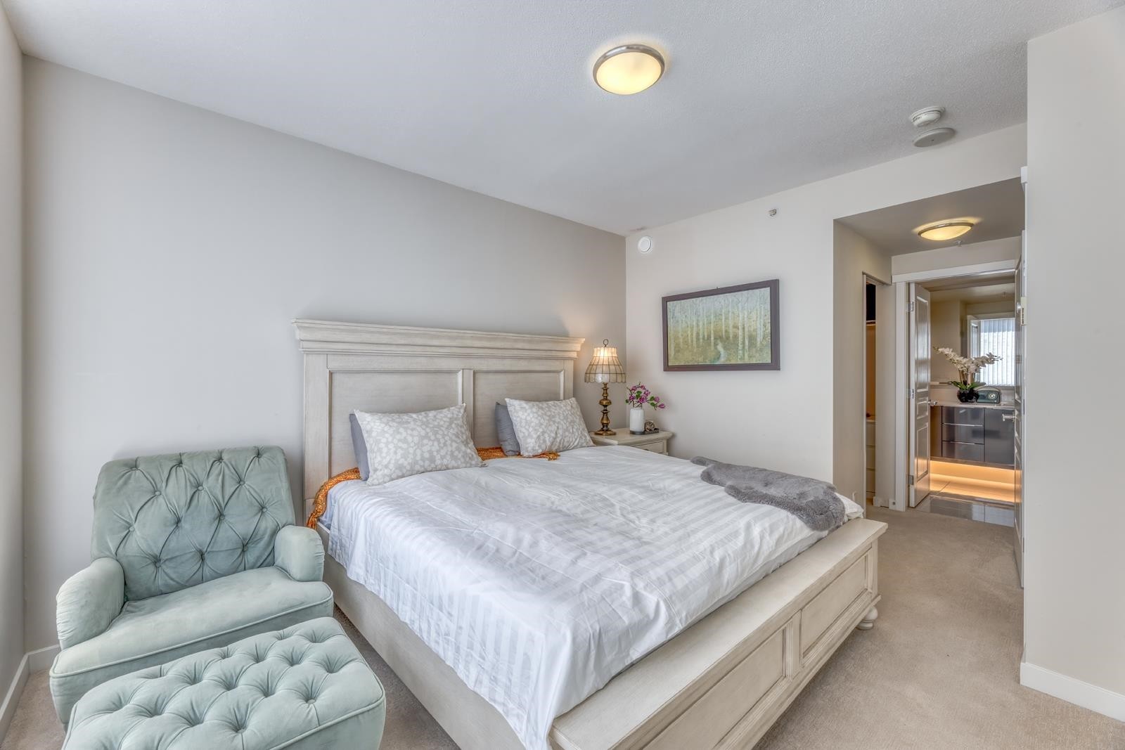 2203-3096 Windsor Gate, Coquitlam, BC - Indoor Photo Showing Bedroom