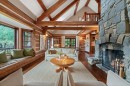 5851 Eagle Island, West Vancouver, BC  - Indoor Photo Showing Living Room With Fireplace 