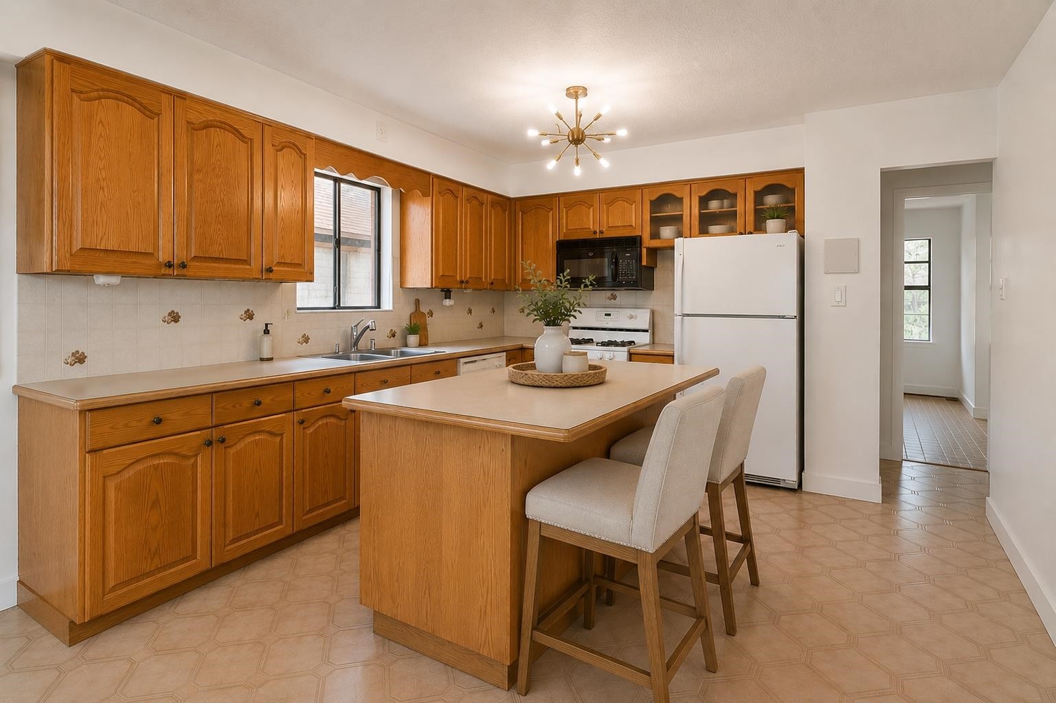 2576 Parker Street, Vancouver, BC - Indoor Photo Showing Kitchen With Double Sink