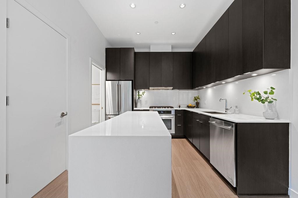 141 1St Avenue E, Vancouver, BC - Indoor Photo Showing Kitchen With Upgraded Kitchen