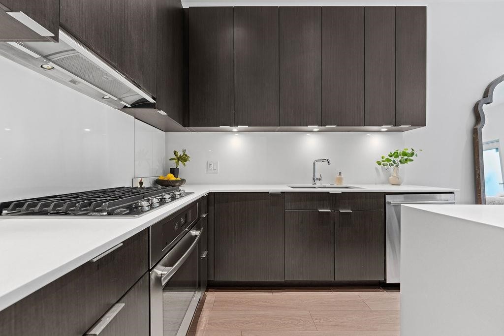 141 1St Avenue E, Vancouver, BC - Indoor Photo Showing Kitchen With Upgraded Kitchen