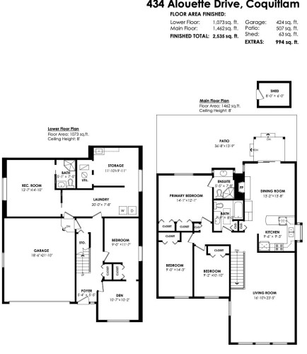 434 Alouette Drive, Coquitlam, BC - Other