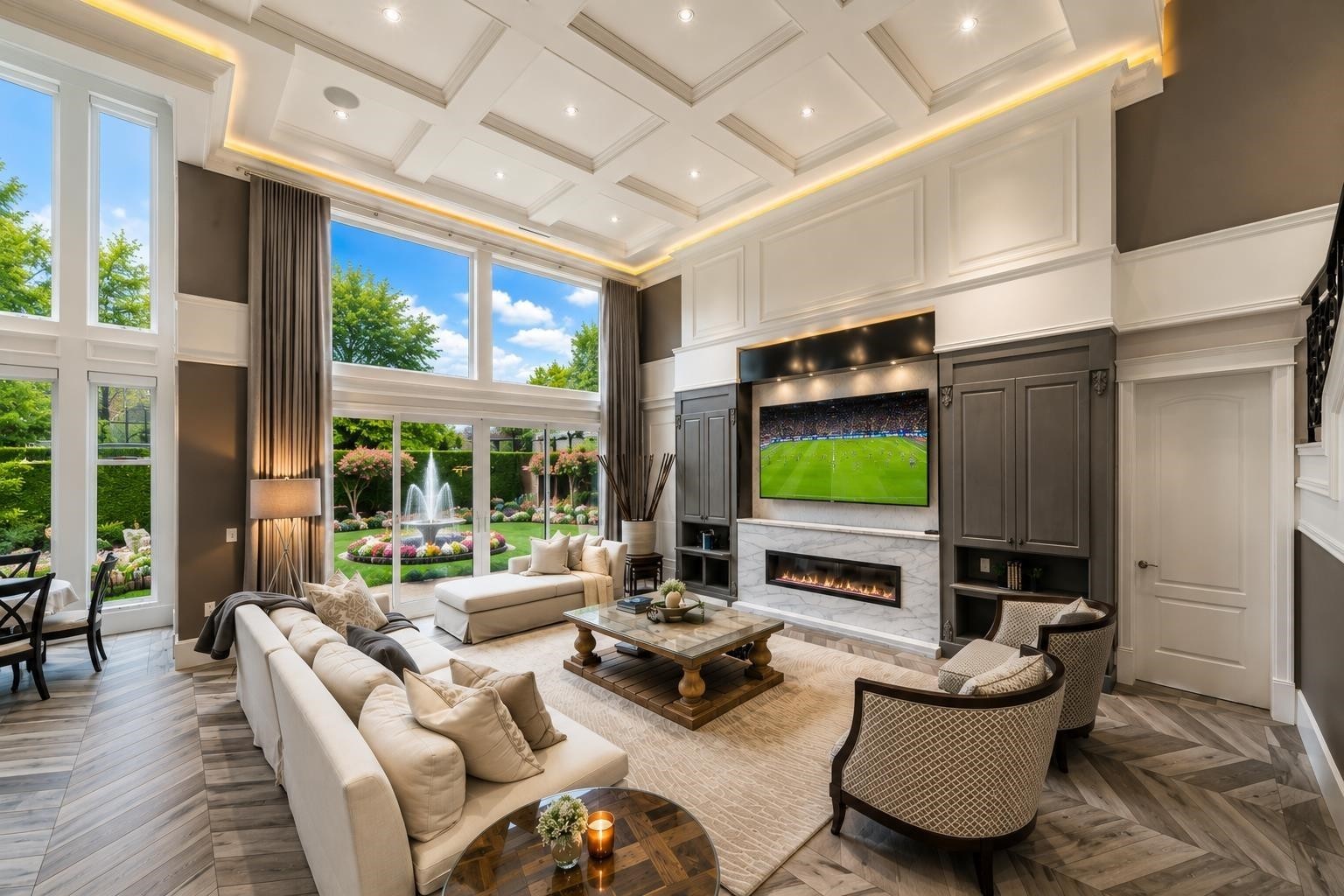 5711 Riverdale Drive, Richmond, BC - Indoor With Fireplace