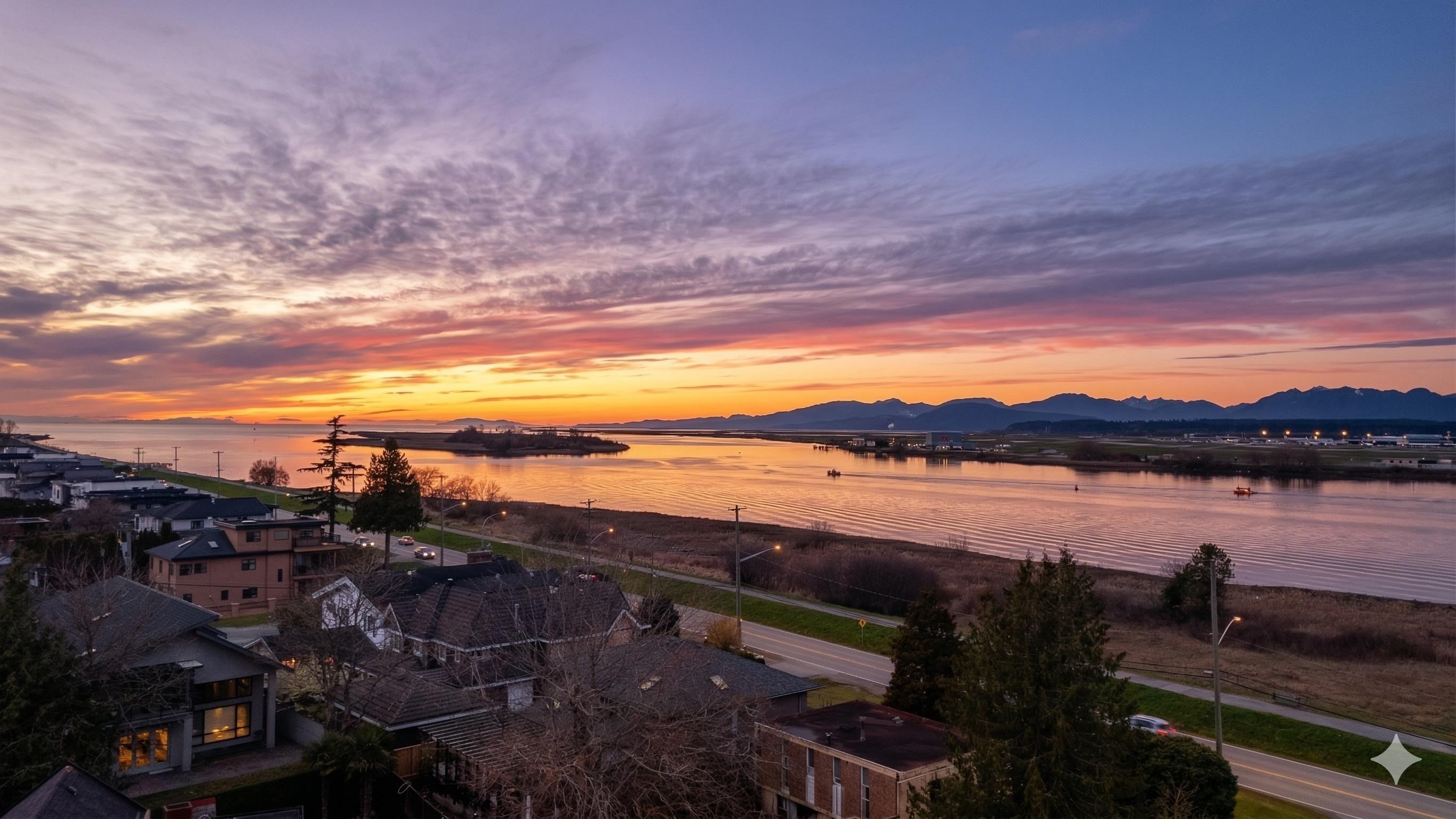 5711 Riverdale Drive, Richmond, BC - Outdoor With Body Of Water With View