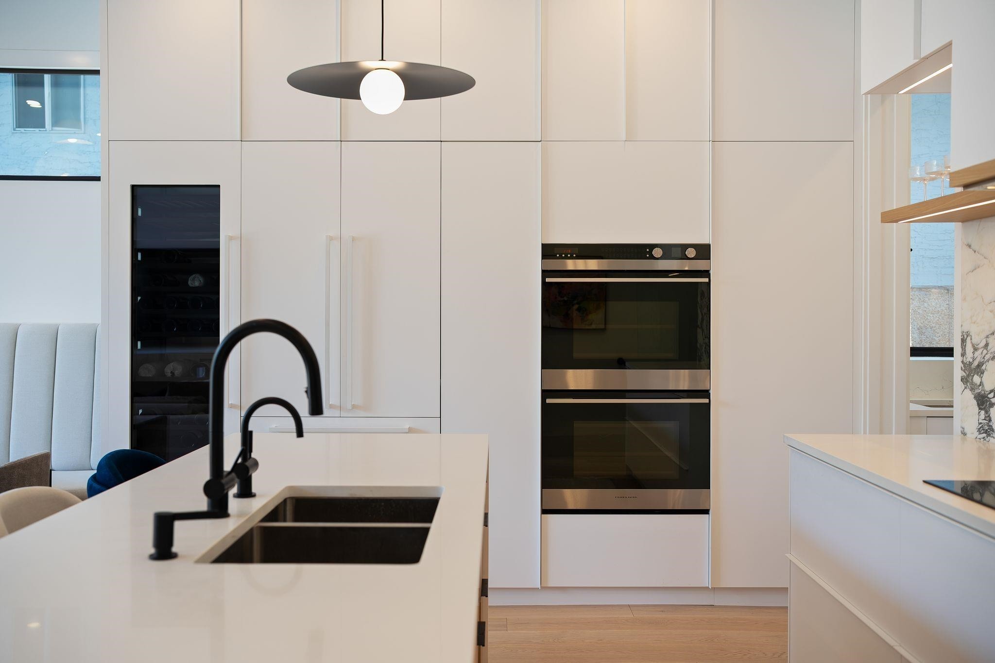 2987 40Th Avenue W, Vancouver, BC - Indoor Photo Showing Kitchen With Double Sink