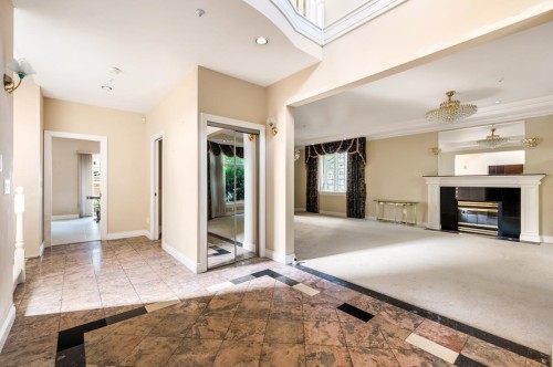 1456 47Th Avenue W, Vancouver, BC - Indoor Photo Showing Other Room With Fireplace