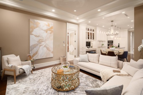 6076 Angus Drive, Vancouver, BC - Indoor Photo Showing Living Room