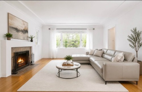 2903 42Nd Avenue W, Vancouver, BC - Indoor Photo Showing Living Room With Fireplace