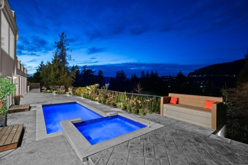 5417 Greentree Road, West Vancouver, BC - Outdoor With In Ground Pool With Deck Patio Veranda