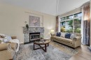 2986 Delahaye Drive, Coquitlam, BC  - Indoor Photo Showing Living Room With Fireplace 