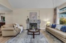2986 Delahaye Drive, Coquitlam, BC  - Indoor Photo Showing Living Room With Fireplace 