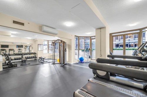 706-867 Hamilton Street, Vancouver, BC - Indoor Photo Showing Gym Room